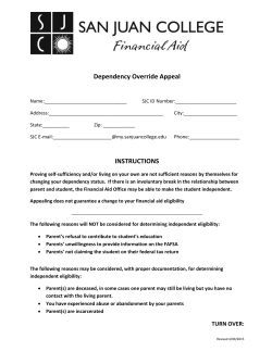 Dependency Override Appeal