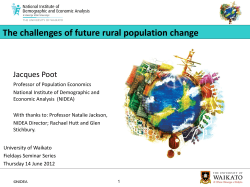 The challenges of future rural population change