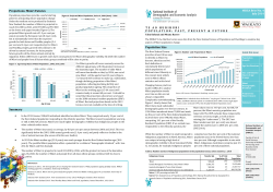 Te Ao Hurihuri. Population: past, present and future