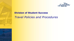 Division travel training