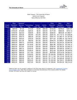 Tuition for undergraduate GenEd courses