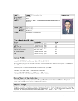 Dr. Dharmendra Mehta