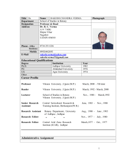 Dr. R.C. Verma
