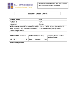 Student Grade Check
