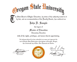 Revising the Graduate Diploma to Include the Major