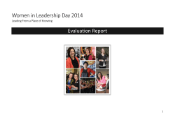 2014 Evaluation Report