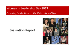 2013 Evaluation Report