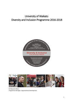 Click here to view the Diversity and Inclusion Programme 2016 - 2018