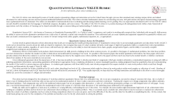 Quantitative Literacy