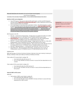 EECS and AREC Documentation