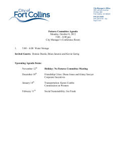 Agenda