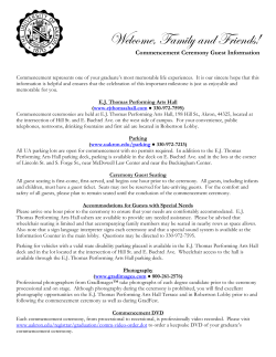 Ceremony Guest Information