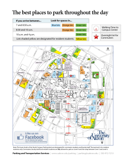 Parking suggestions based on arrival time!