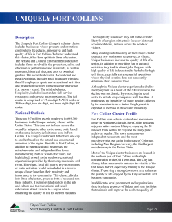 Appendix H: Uniquely Fort Collins