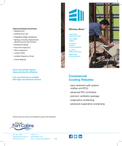 Cooling Efficiency Rebates Program Info