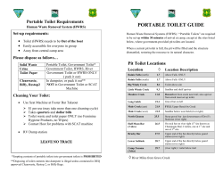 Portable Toilet Guide