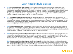 Do a cash receipt (enter a deposit)?