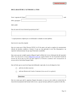 Declaraci d'autoria de la tesi doctoral (pdf, 729kB)