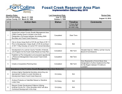 Fossil Creek Reservoir Area Plan