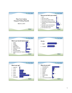 Futurist Event - Live Polling Results