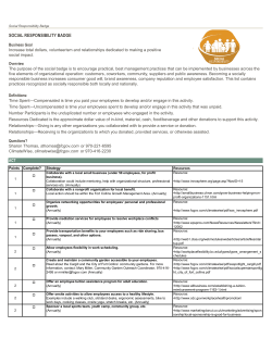 Download Social Responsibility Badge Strategies Here