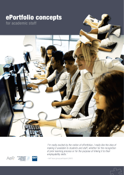 http://www.eportfoliopractice.qut.edu.au/docs/AeP_conceptguide_academic_staff.pdf