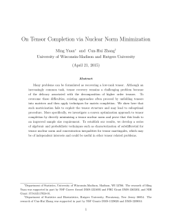 On Tensor Completion via Nuclear Norm Minimization