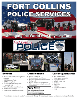 Police Services Recruiting Flyer