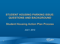 Parking Presentation