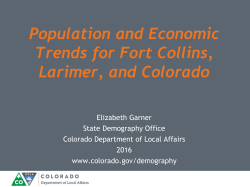 State Demographer Presentation
