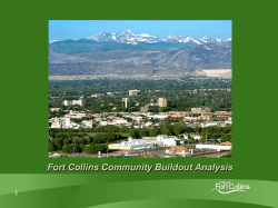 Fort Collins Build Out Analysis