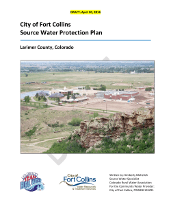 Source Water Protection Plan - DRAFT