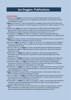 Complete List of Publications by Ian Duggan