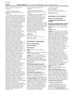 Federal Register Notice