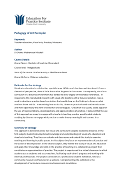 Pedagogy of Art