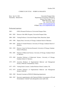 Curriculum