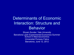 Structure and Behavior