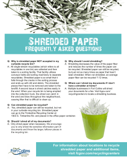 Shredded Paper