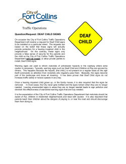 Deaf Child Signs