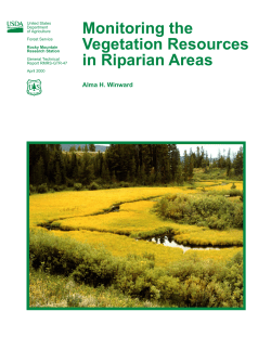 Monitoring the Vegetation Resources in Riparian Areas (RMRS-GTR-47)