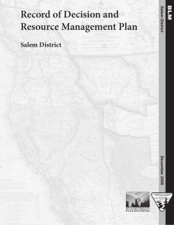 Salem Record of Decision 1 MB