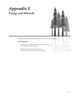 Coos Bay ROD/RMP Appendices E-G, Glossary, Index 3.2 MB