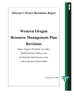 Final Protest Period Report