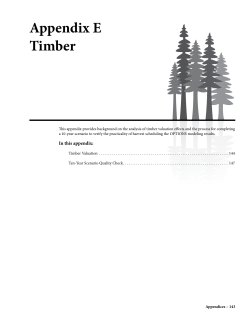 Appendix E Timber 1 MB