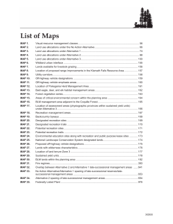 List of Maps