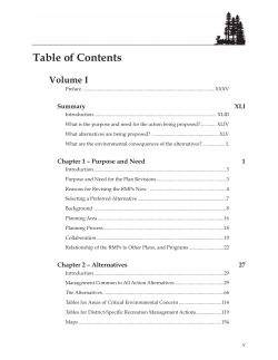 Table of Contents