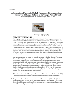 Attachment 3 - Microsite document from the Olympic NF