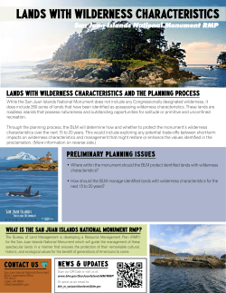 Lands with Wilderness Characteristics