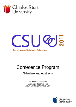 2011 CSU Program (.pdf)