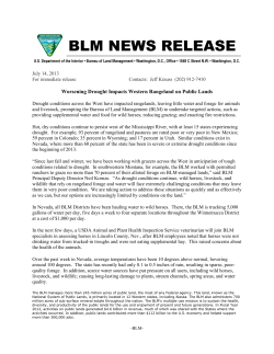 Drought conditions across the West have impacted rangelands, leaving little water and forage for animals and livestock, prompting the Bureau of Land Management (BLM) to undertake targeted actions, such as providing supplemental water and food for wild horses; reducing grazing; and enacting fire restrictions.
